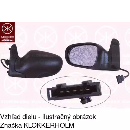 Vonkajšie zrkadlo 3240514E /POLCAR/ - obr. 2