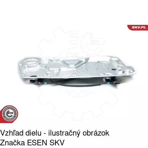 Elektrický mechanizmus okna dverí POLCAR 3240PSE1 - obr. 4