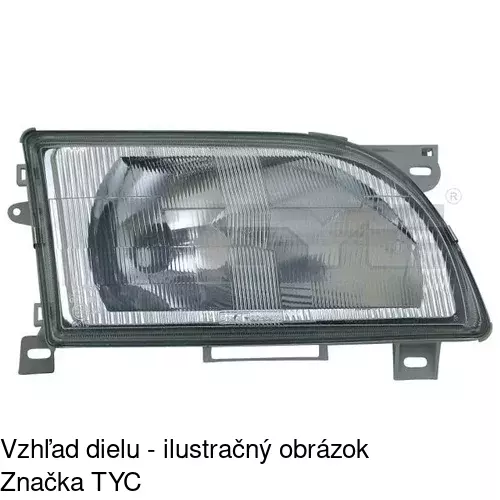 Hlavný reflektor POLCAR 324510-E - obr. 2