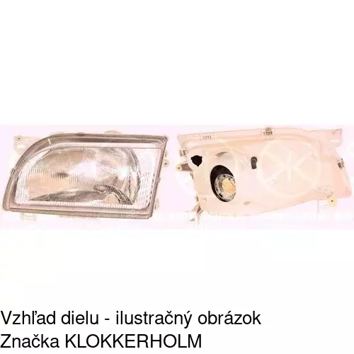 Hlavný reflektor POLCAR 324610-E