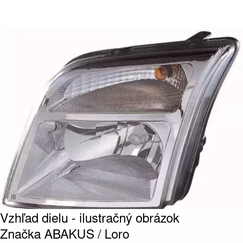 Hlavný reflektor POLCAR 3247097E - obr. 5