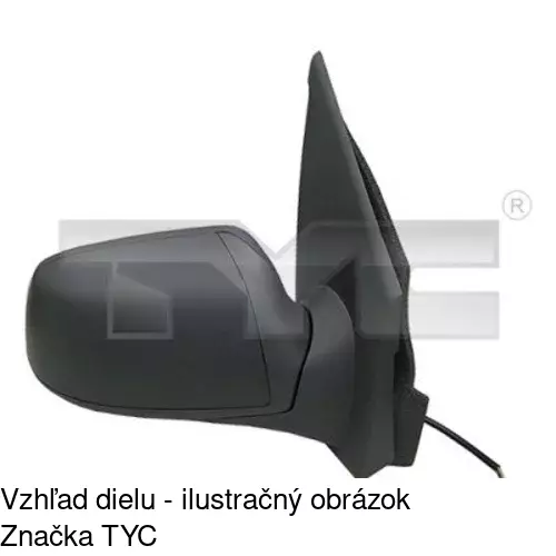 Vonkajšie zrkadlo POLCAR 3258517E - obr. 4