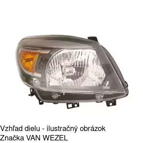 Hlavný reflektor 326410-E /POLCAR/ - obr. 1