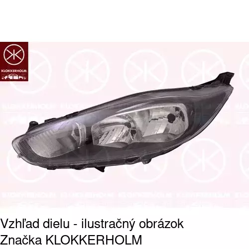 Hlavný reflektor POLCAR 32B109-E - obr. 1