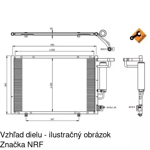 Chladiče klimatizácie POLCAR 32B1K8C2S - obr. 1