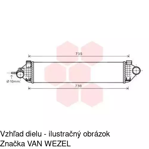 Chladiče vzduchu (Intercoolery) POLCAR 32C1J8-2 - obr. 1