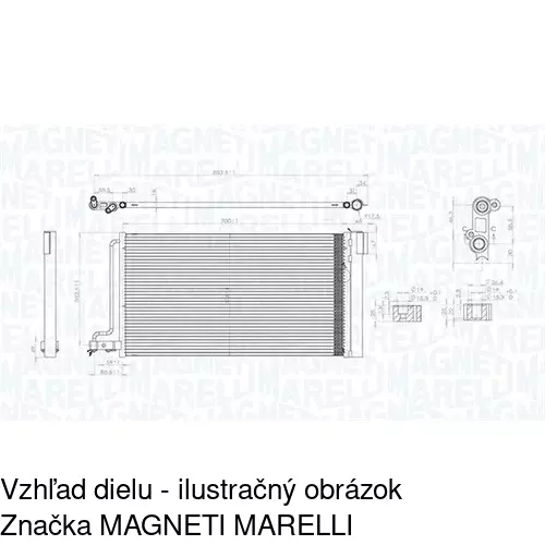 Chladiče klimatizácie POLCAR 32C1K8C1S