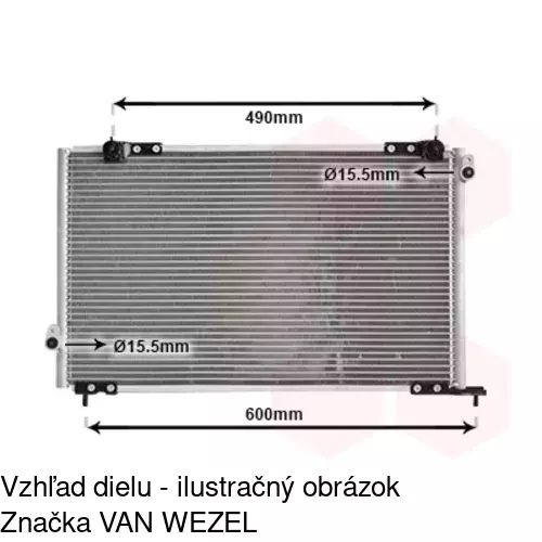 Chladiče klimatizácie POLCAR 3818K8C3 - obr. 2