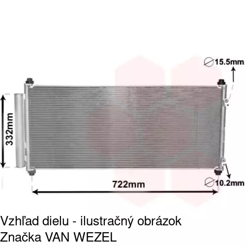 Chladiče klimatizácie POLCAR 3858K8C1 - obr. 2