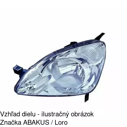 Hlavný reflektor POLCAR 3876090E