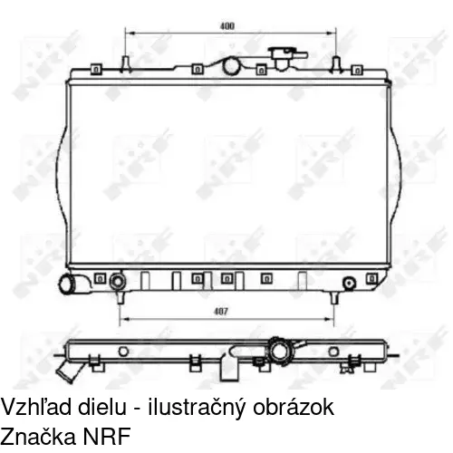 Chladiče vody POLCAR 400508-2