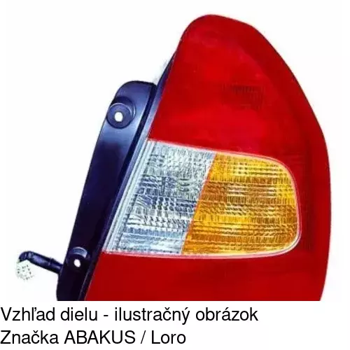 Zadné svetlo POLCAR 400788-E