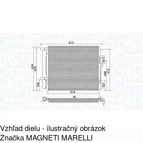 Chladiče klimatizácie POLCAR 4052K83X