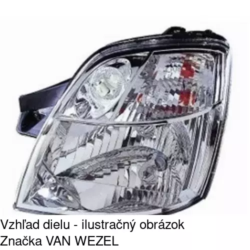 Hlavný reflektor POLCAR 4106090E - obr. 3