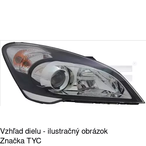 Hlavný reflektor POLCAR 4118090E - obr. 1