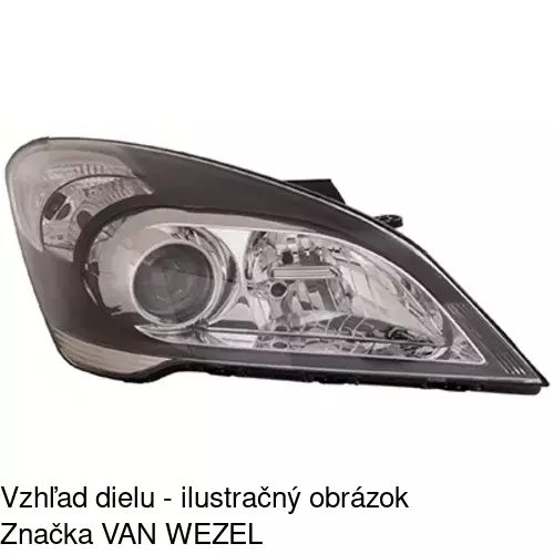 Hlavný reflektor POLCAR 4118100E - obr. 4