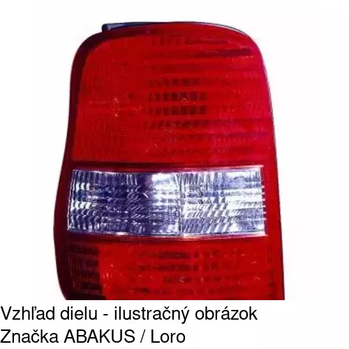 Zadné svetlo POLCAR 4141881E