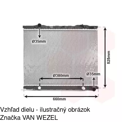 Chladiče vody POLCAR 417008-2 - obr. 1