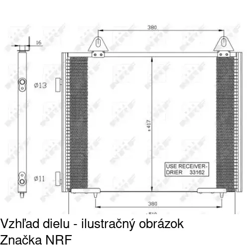 Chladiče klimatizácie POLCAR 4310K8C1