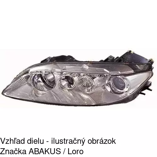 Hlavný reflektor POLCAR 4519101U - obr. 2