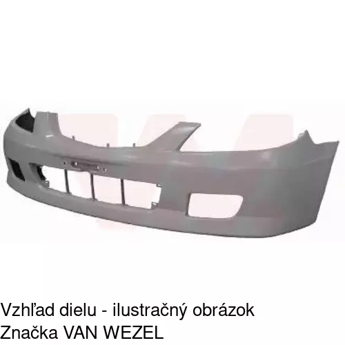 Predný nárazník POLCAR 454007-1