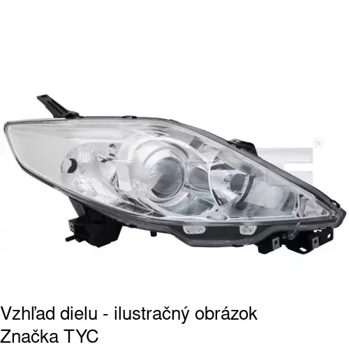 Hlavný reflektor POLCAR 455009-E