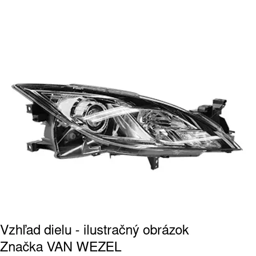 Hlavný reflektor POLCAR 4560103E - obr. 2