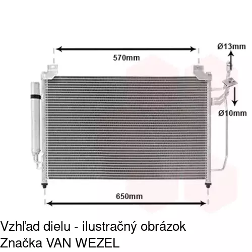 Chladiče klimatizácie POLCAR 4580K81K - obr. 2