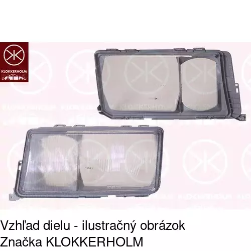 Sklo reflektora POLCAR 500112-E - obr. 1