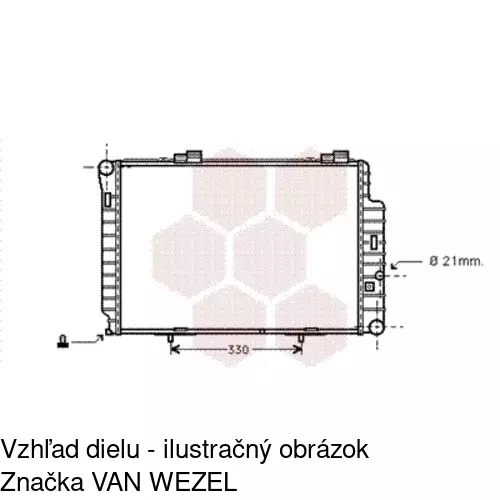 Chladiče vody POLCAR 500208-3 - obr. 2