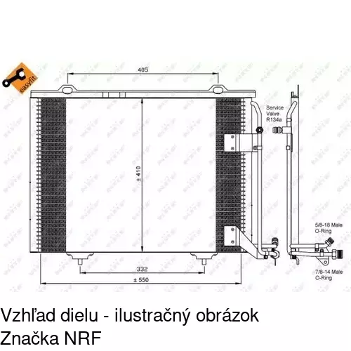 Chladiče klimatizácie POLCAR 5002K8C3S - obr. 2