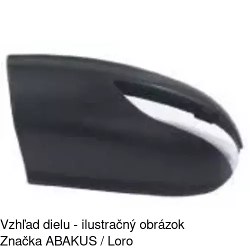 Rám vonkajšieho zrkadla POLCAR 500654TE - obr. 2