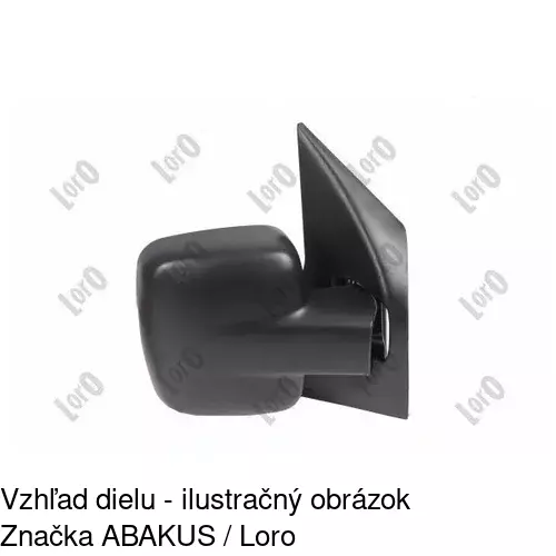 Vonkajšie zrkadlo POLCAR 5012524E - obr. 1