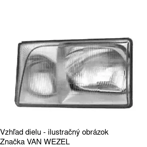 Sklo reflektora 5014112E /POLCAR/ - obr. 2