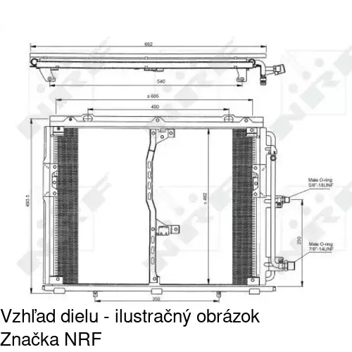 Chladiče klimatizácie POLCAR 5024K82X - obr. 1