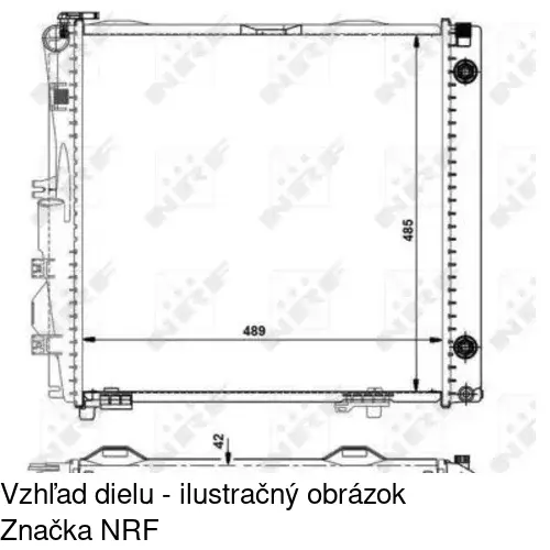 Chladiče vody POLCAR 502608-1 - obr. 1