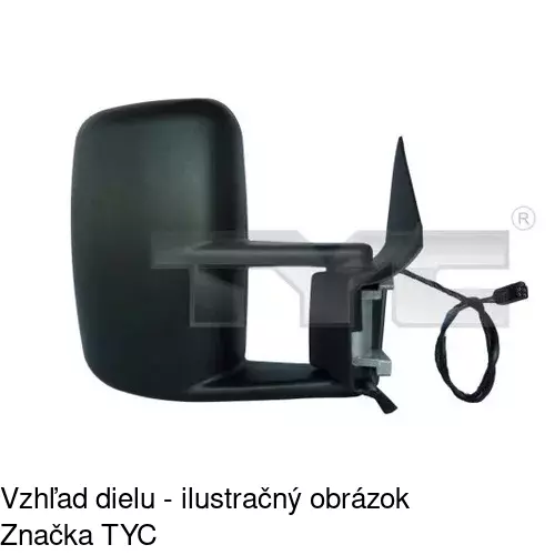 Vonkajšie zrkadlo POLCAR 5062524E - obr. 1