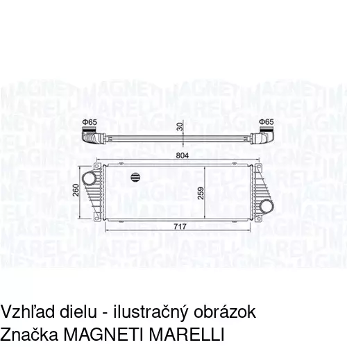 Chladiče vzduchu (Intercoolery) POLCAR 5062J81X