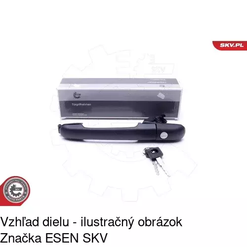 Vnútorná kľučka POLCAR 5062Z-41