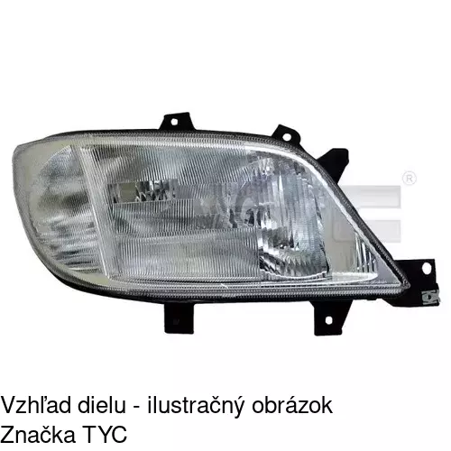 Hlavný reflektor POLCAR 5064100E