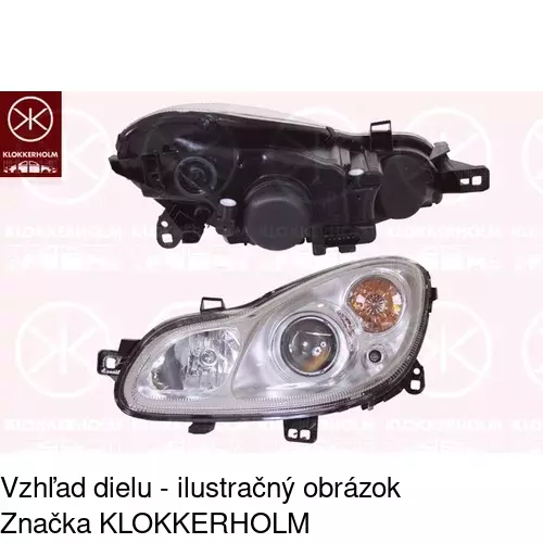 Hlavný reflektor POLCAR 509810-U - obr. 1