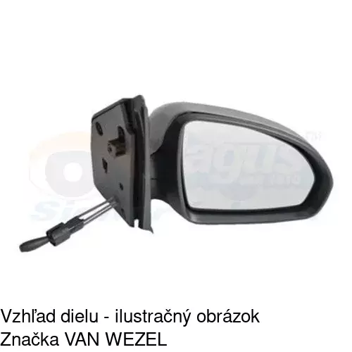 Vonkajšie zrkadlo POLCAR 5098522E - obr. 5