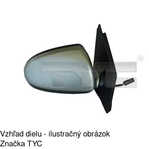 Vonkajšie zrkadlo POLCAR 5098524E - obr. 1