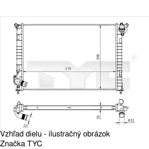 Chladiče vody POLCAR 510108-3