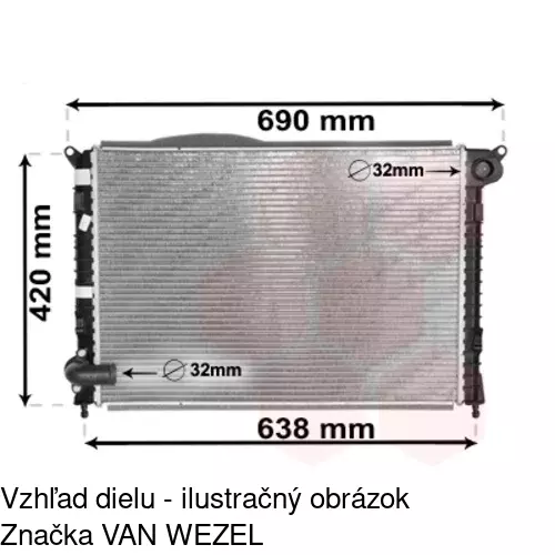 Chladiče vody POLCAR 510108-3 - obr. 4