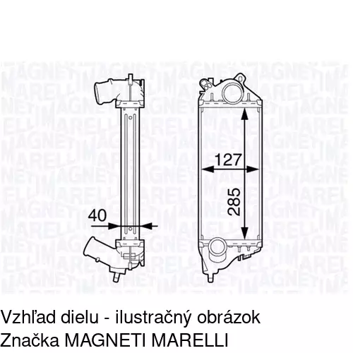 Chladiče vzduchu (Intercoolery) POLCAR 5101J8-2