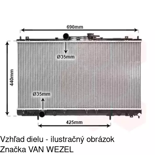 Chladiče vody POLCAR 522208-3 - obr. 3