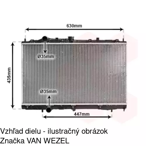 Chladiče vody POLCAR 523108-1 - obr. 3