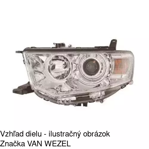 Hlavný reflektor POLCAR 528409-E - obr. 1