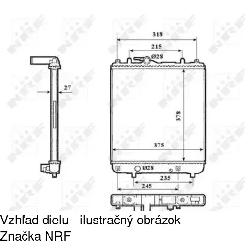 Chladiče vody POLCAR 550308-2 - obr. 3